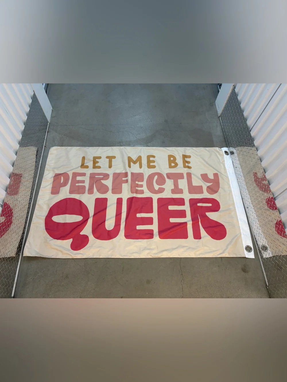 Let Me Be Perfectly Queer Banner Flag Tapestry